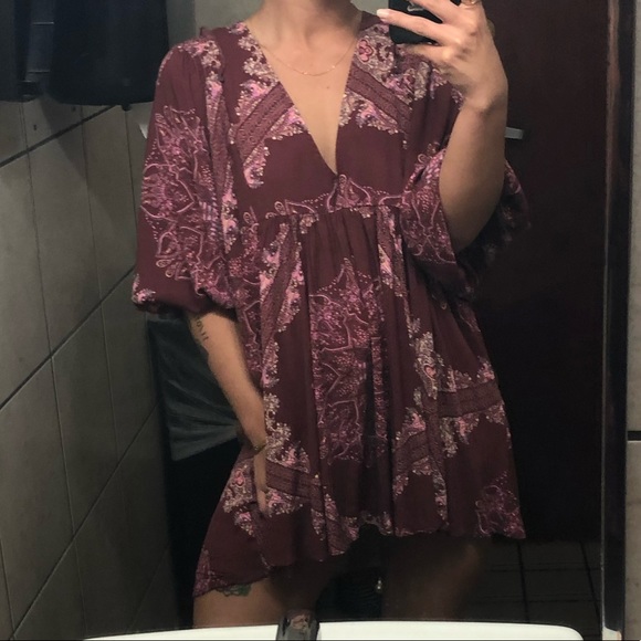 Free people girl talk paisley tunic - Picture 3 of 6